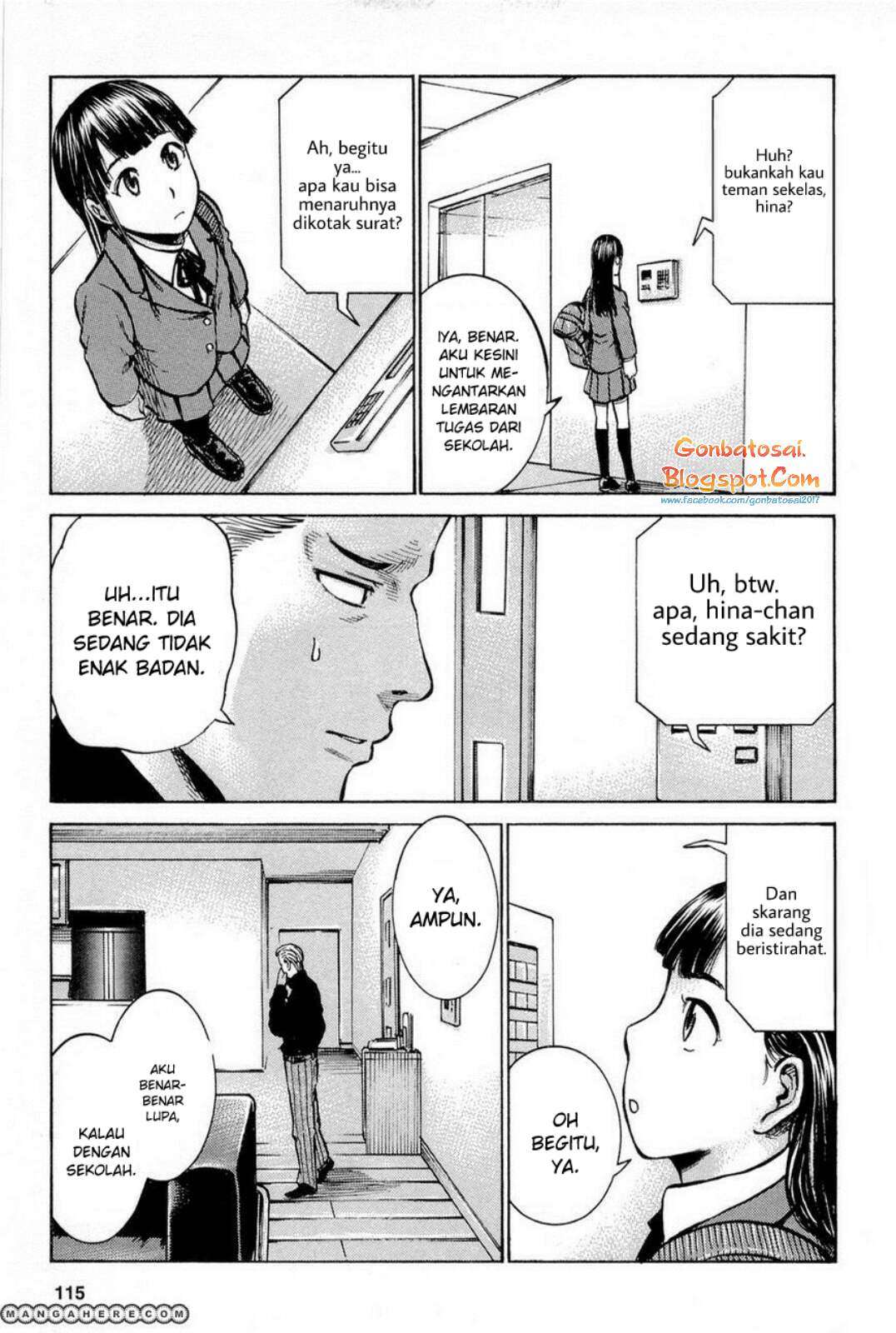 Hinamatsuri Chapter 9 Gambar 15