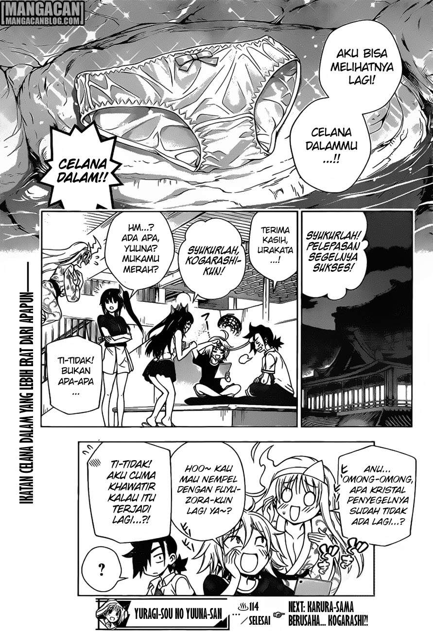 Yuragi-sou no Yuuna-san Chapter 114 Gambar 20