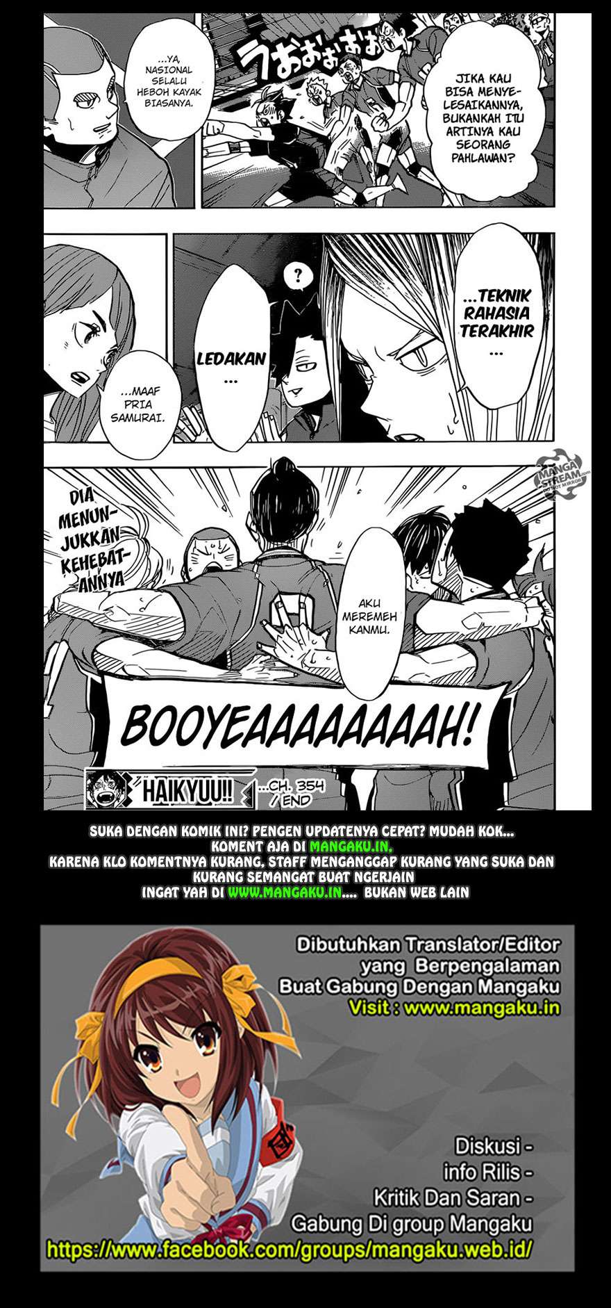 Haikyuu!! Chapter 354 Gambar 20