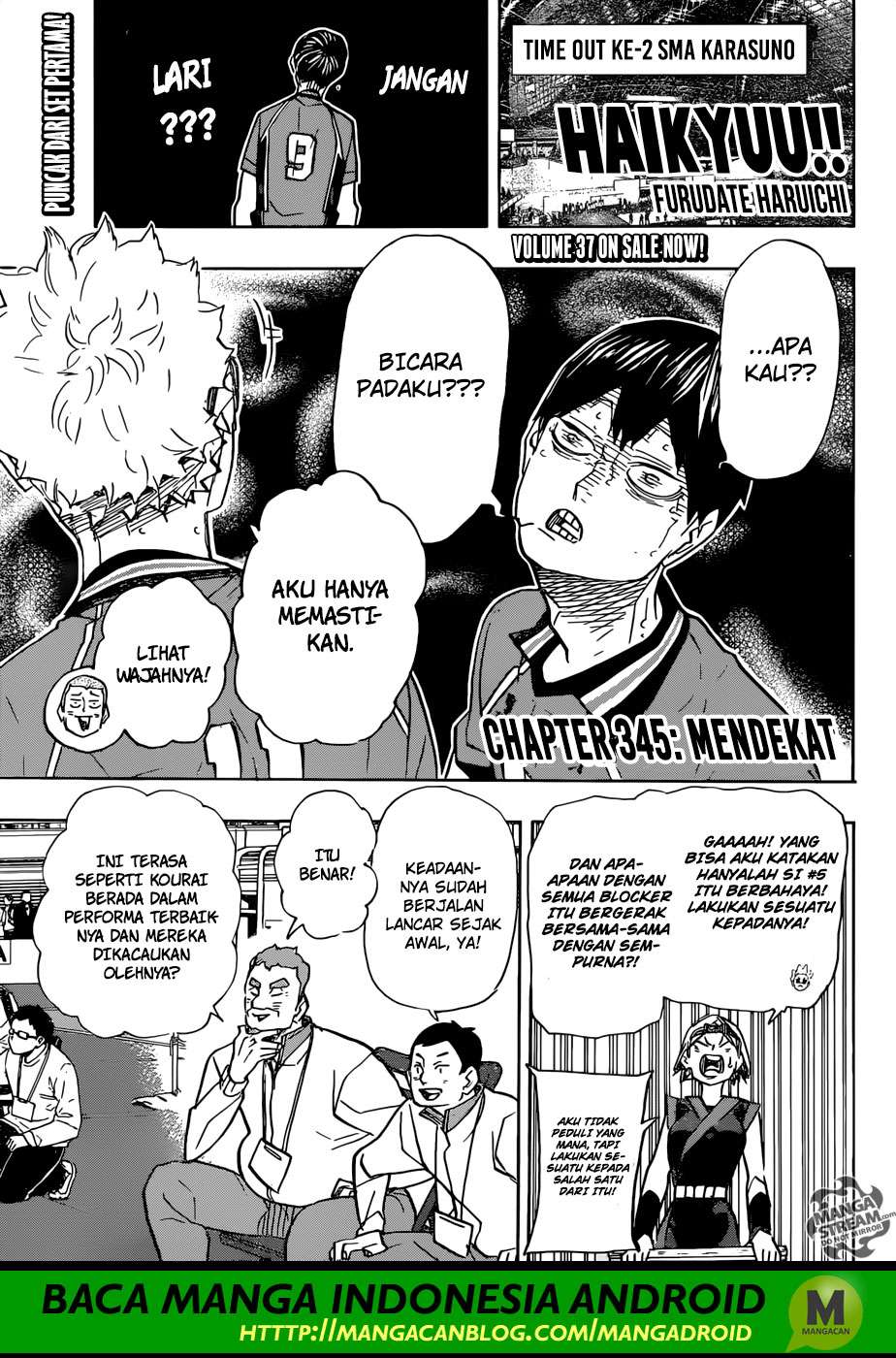 Baca Komik Haikyuu!! Chapter 345 Gambar 1