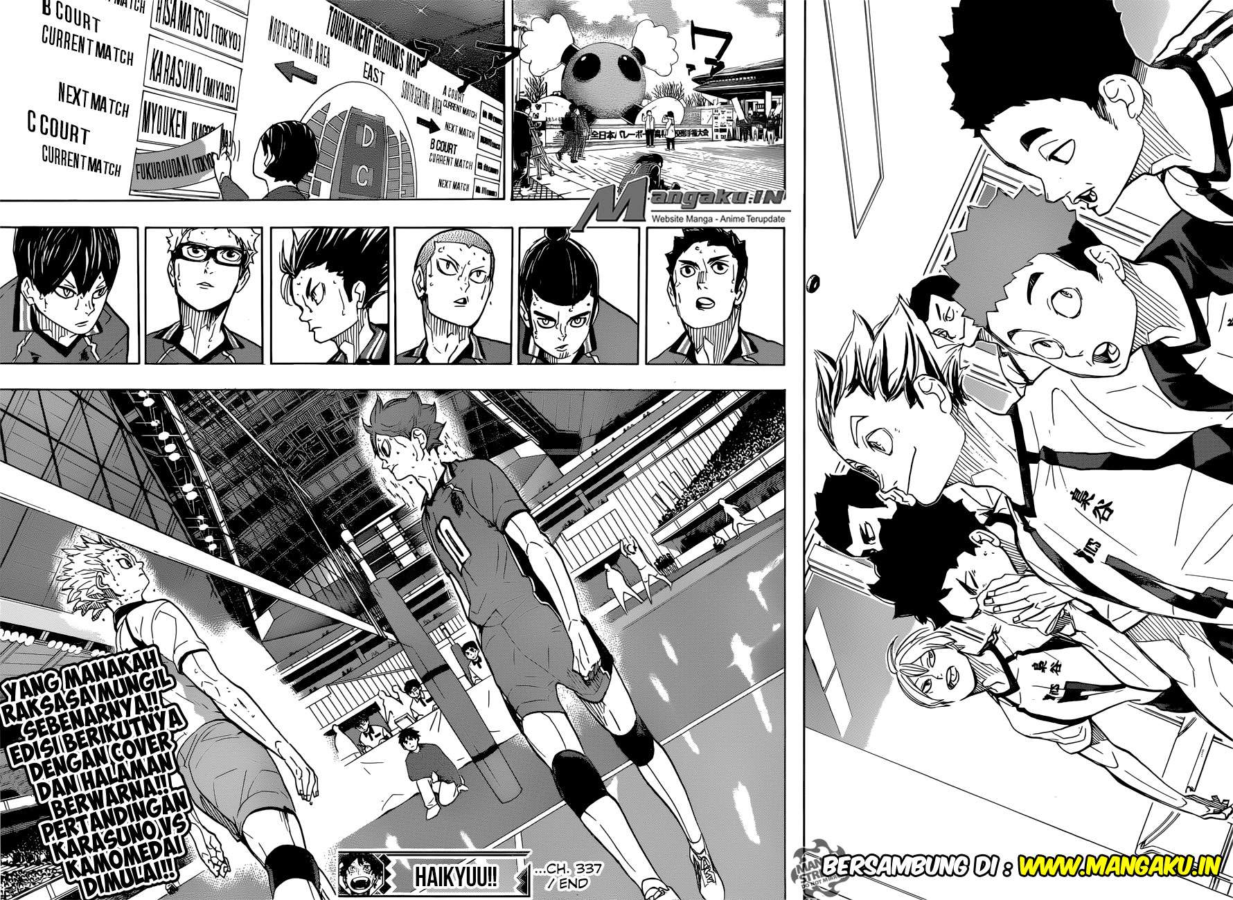 Haikyuu!! Chapter 337 Gambar 18