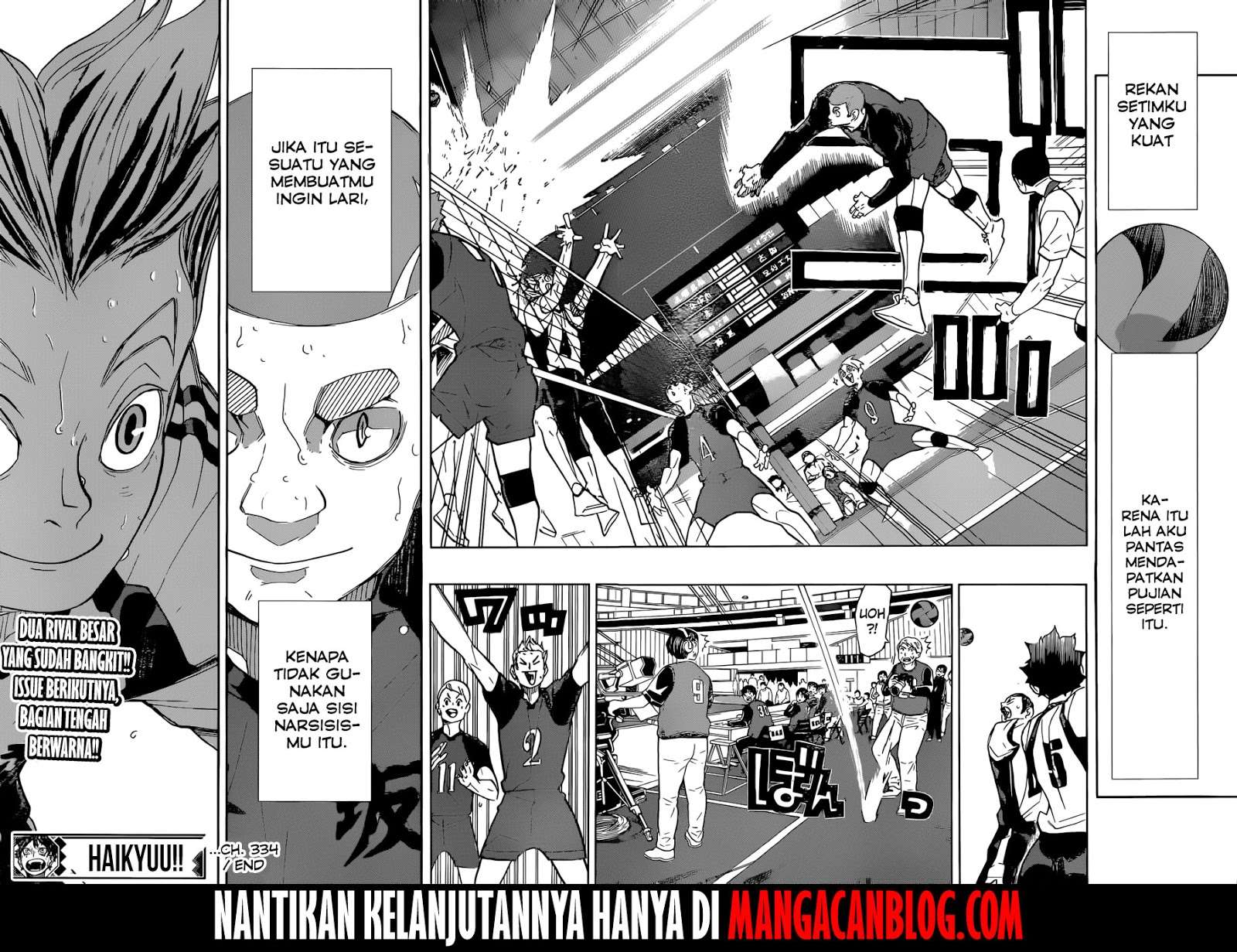 Haikyuu!! Chapter 334 Gambar 19