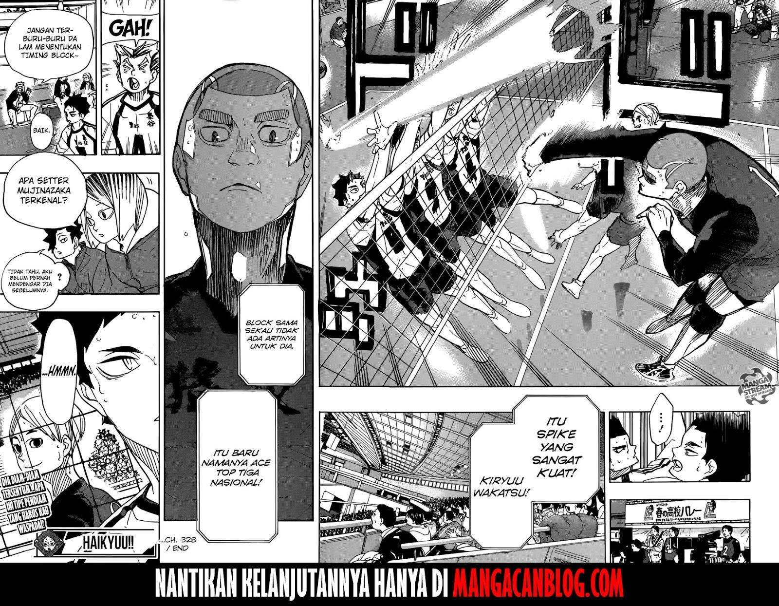 Haikyuu!! Chapter 328 Gambar 16