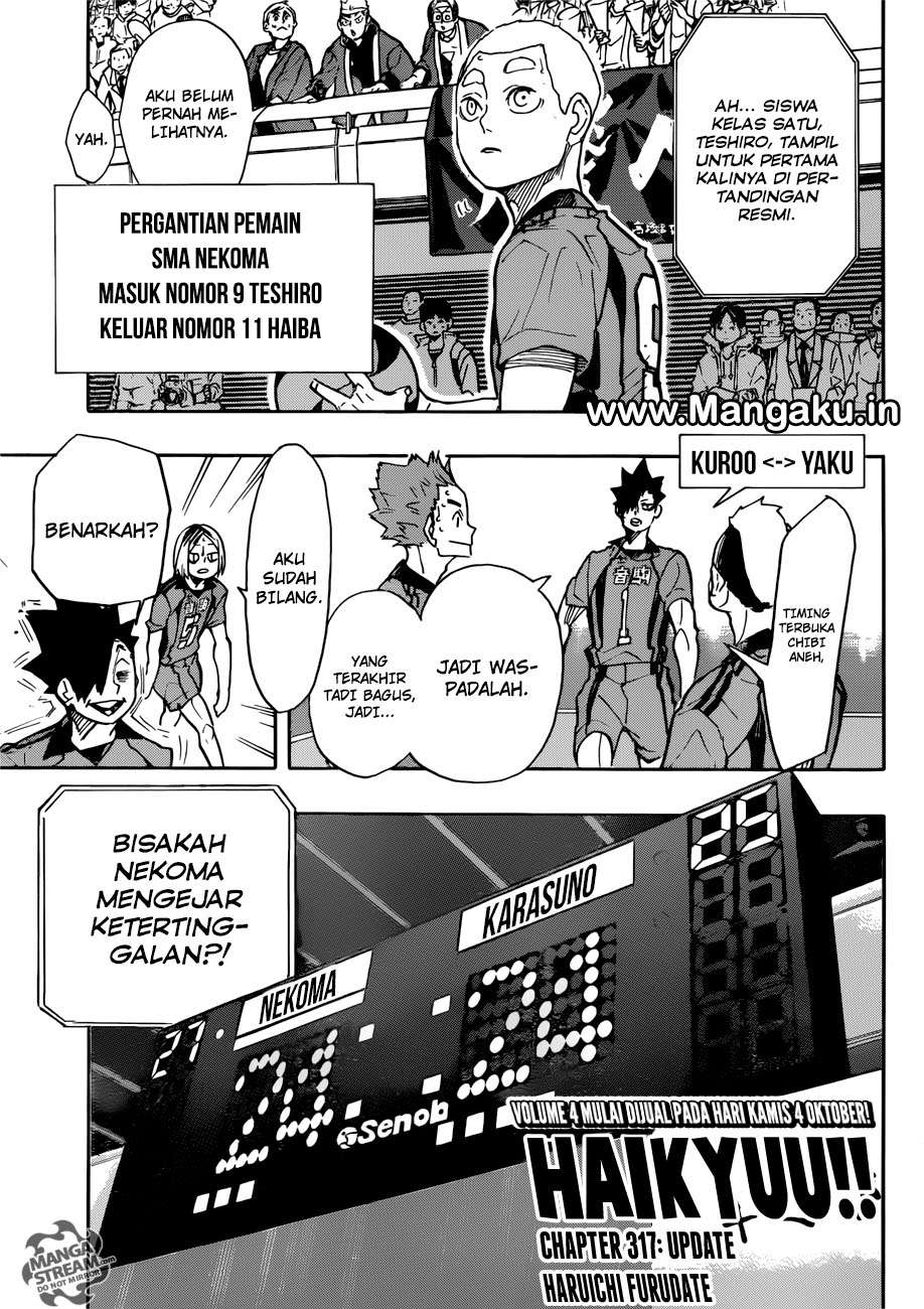 Baca Manga Haikyuu!! Chapter 317 Gambar 2