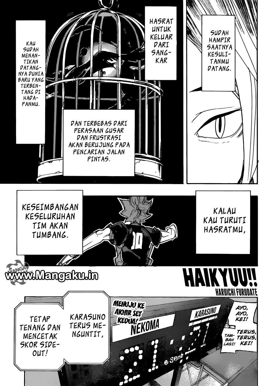 Baca Manga Haikyuu!! Chapter 313 Gambar 2