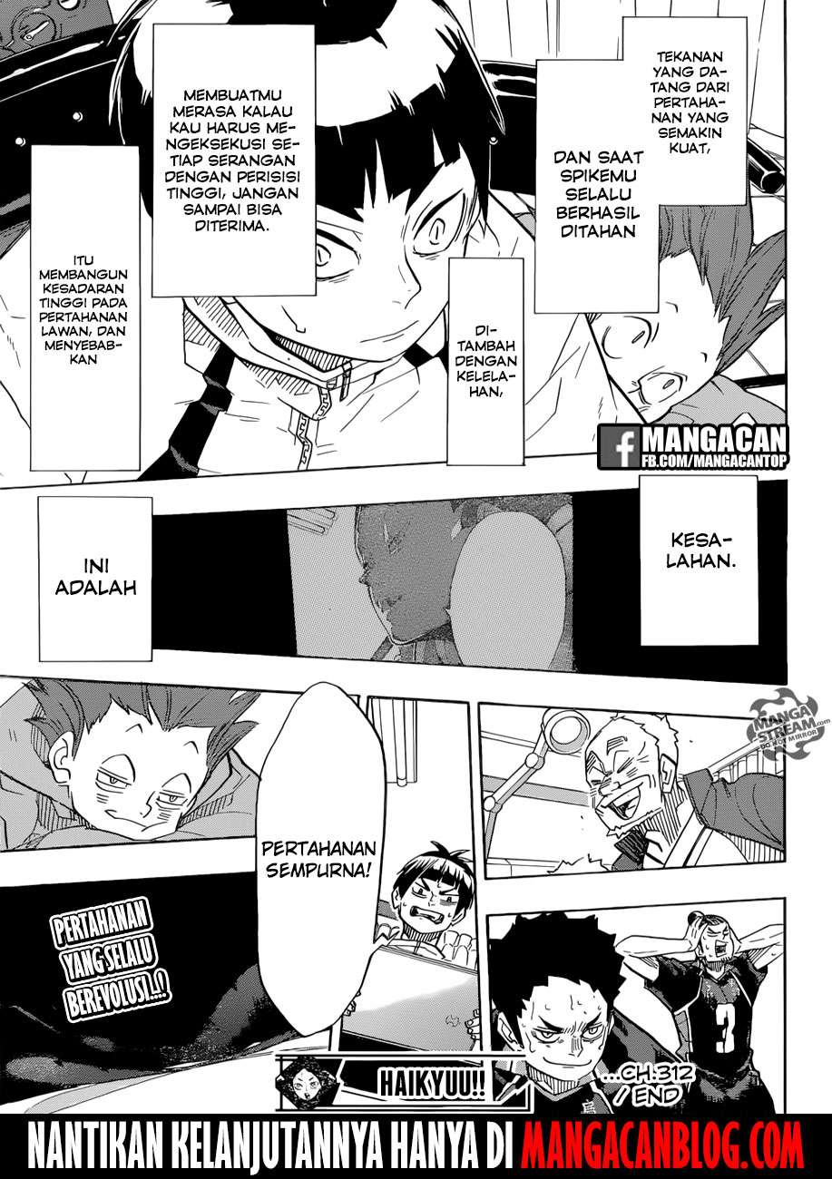 Haikyuu!! Chapter 312 Gambar 18