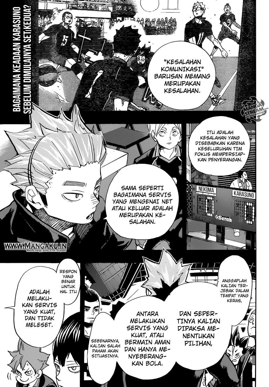 Baca Manga Haikyuu!! Chapter 307 Gambar 2