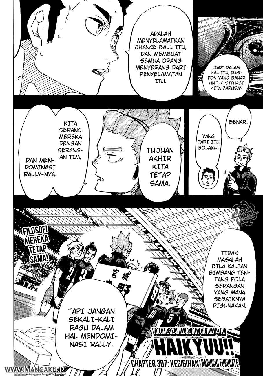 Haikyuu!! Chapter 307 Gambar 3