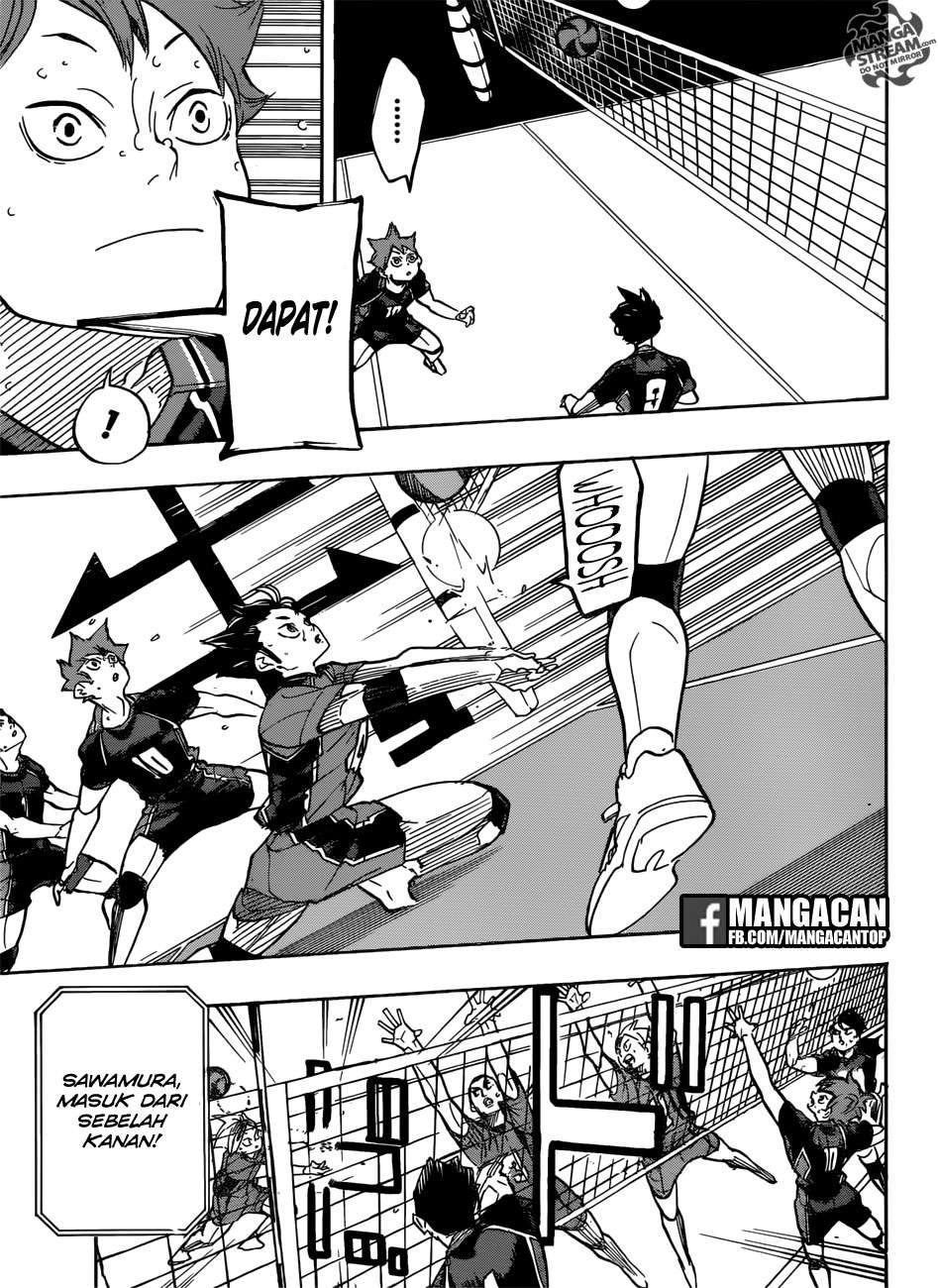 Haikyuu!! Chapter 306 Gambar 9