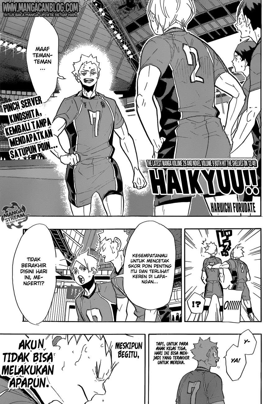 Baca Komik Haikyuu!! Chapter 278 Gambar 1