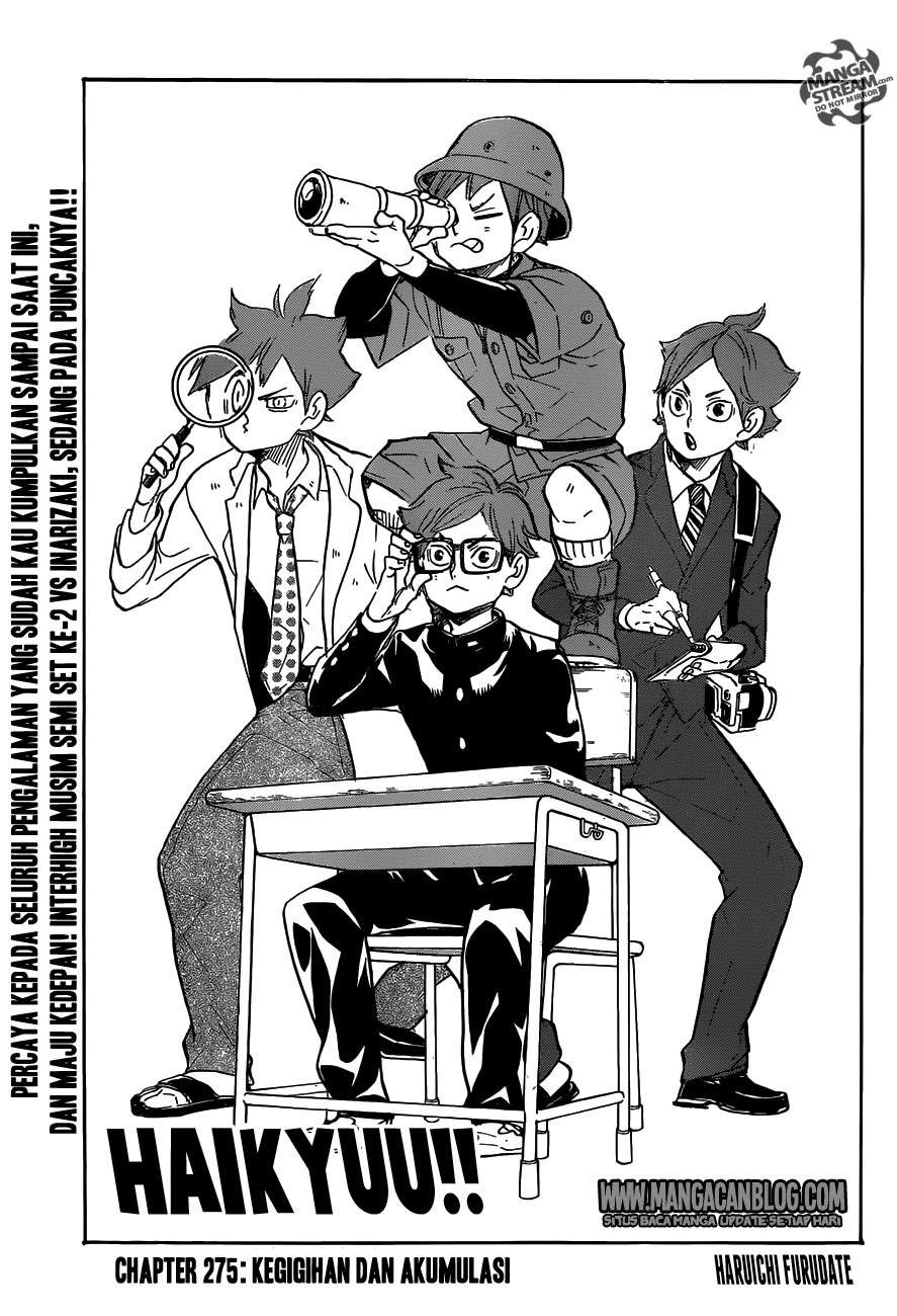 Baca Komik Haikyuu!! Chapter 275 Gambar 1