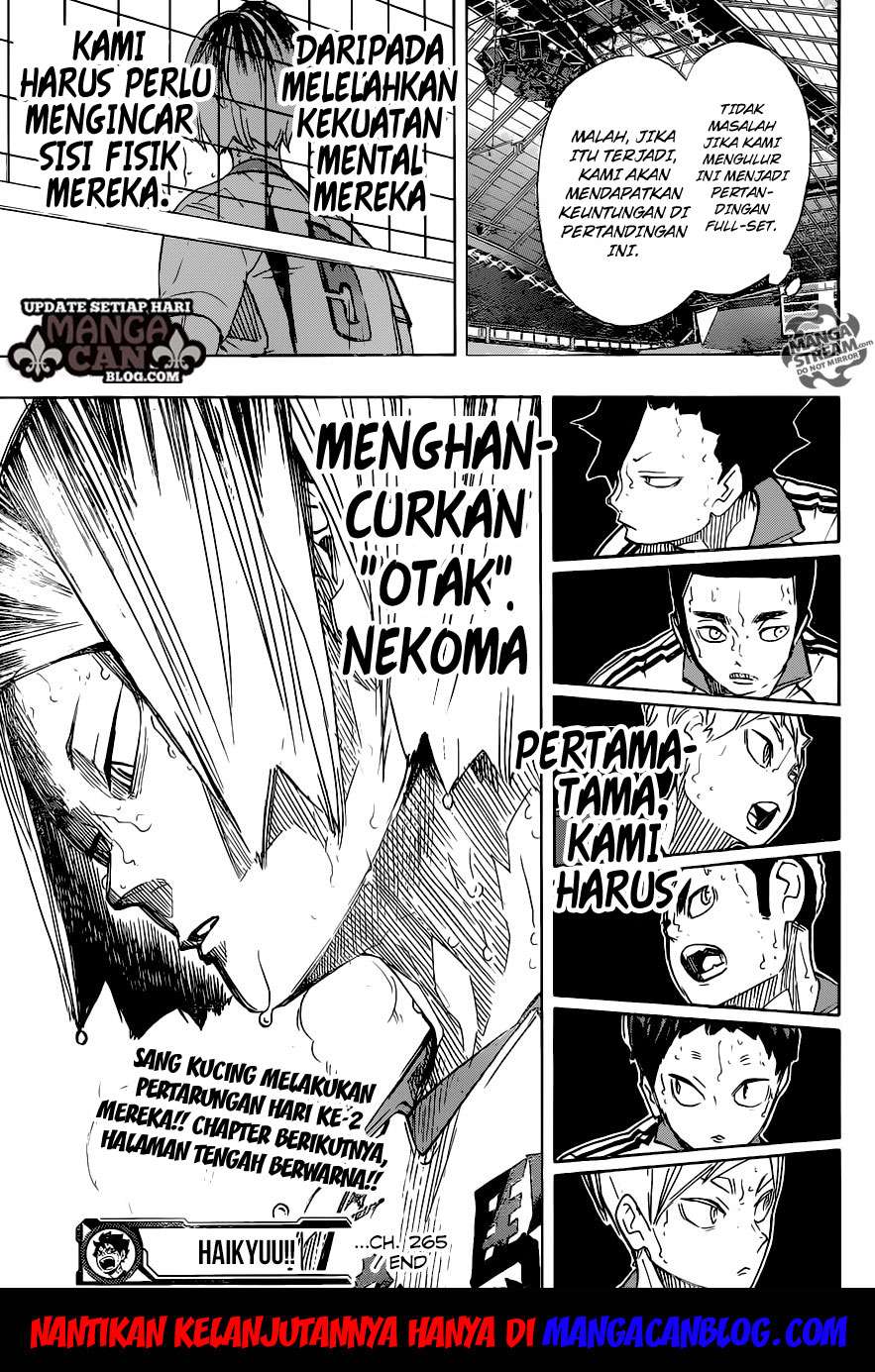 Haikyuu!! Chapter 265 Gambar 21