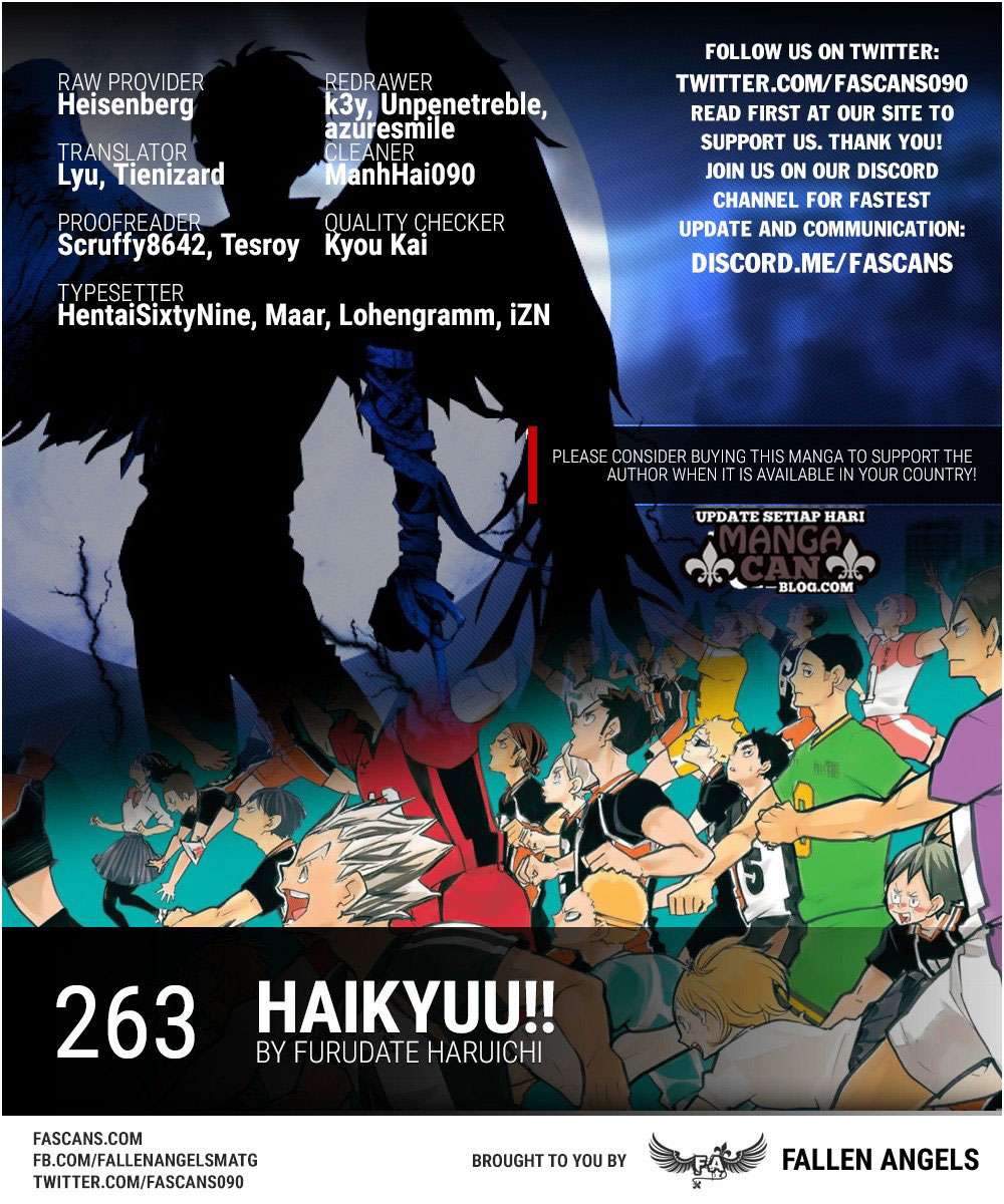 Baca Komik Haikyuu!! Chapter 263 Gambar 1