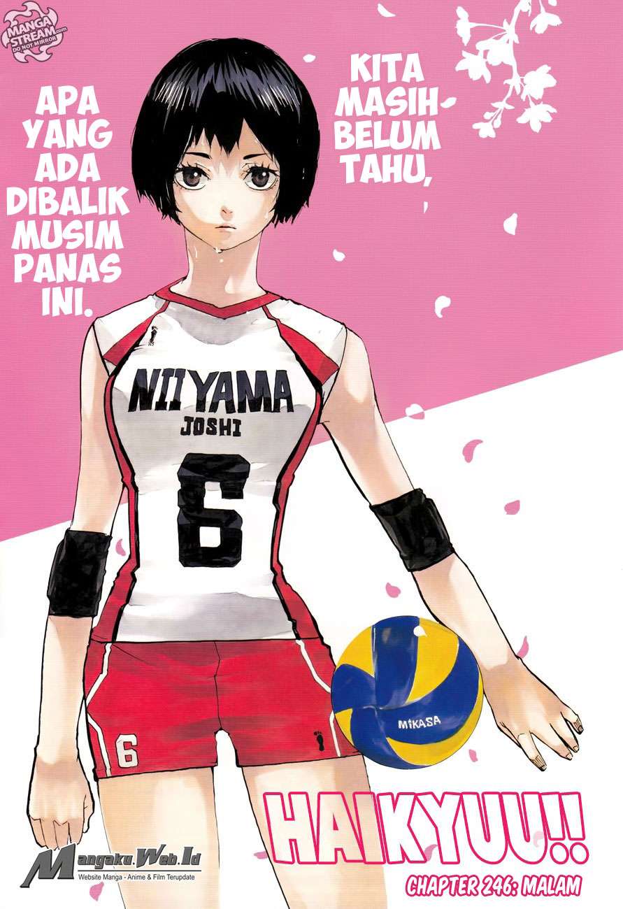 Baca Manga Haikyuu!! Chapter 246 Gambar 2