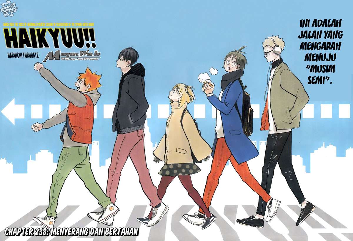 Baca Manga Haikyuu!! Chapter 238 Gambar 2