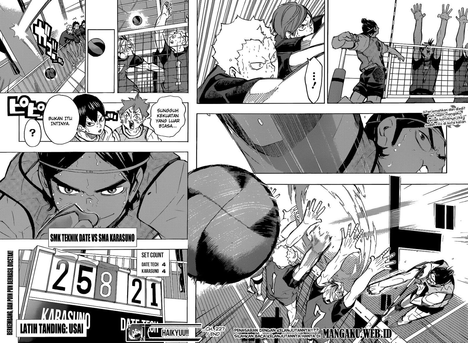 Haikyuu!! Chapter 227 Gambar 19