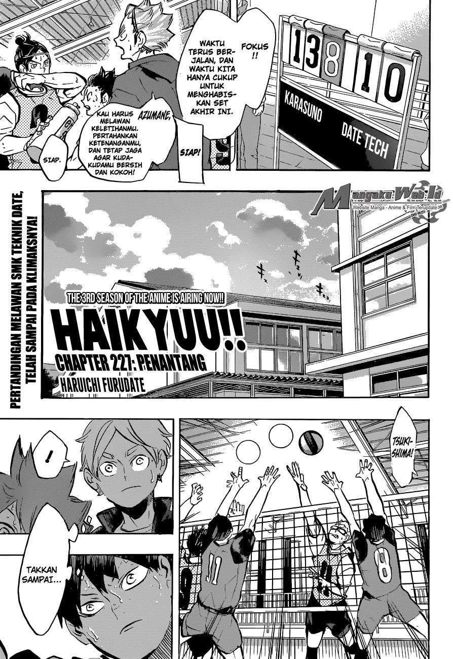 Baca Manga Haikyuu!! Chapter 227 Gambar 2