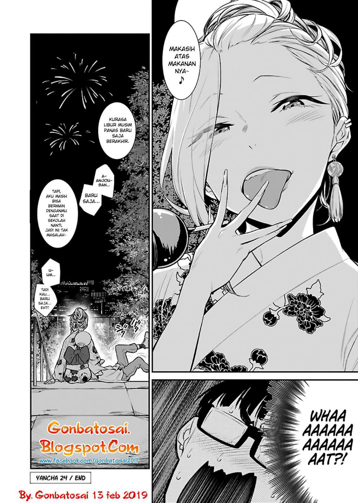 Yancha Gal no Anjou-san Chapter 24 Gambar 15