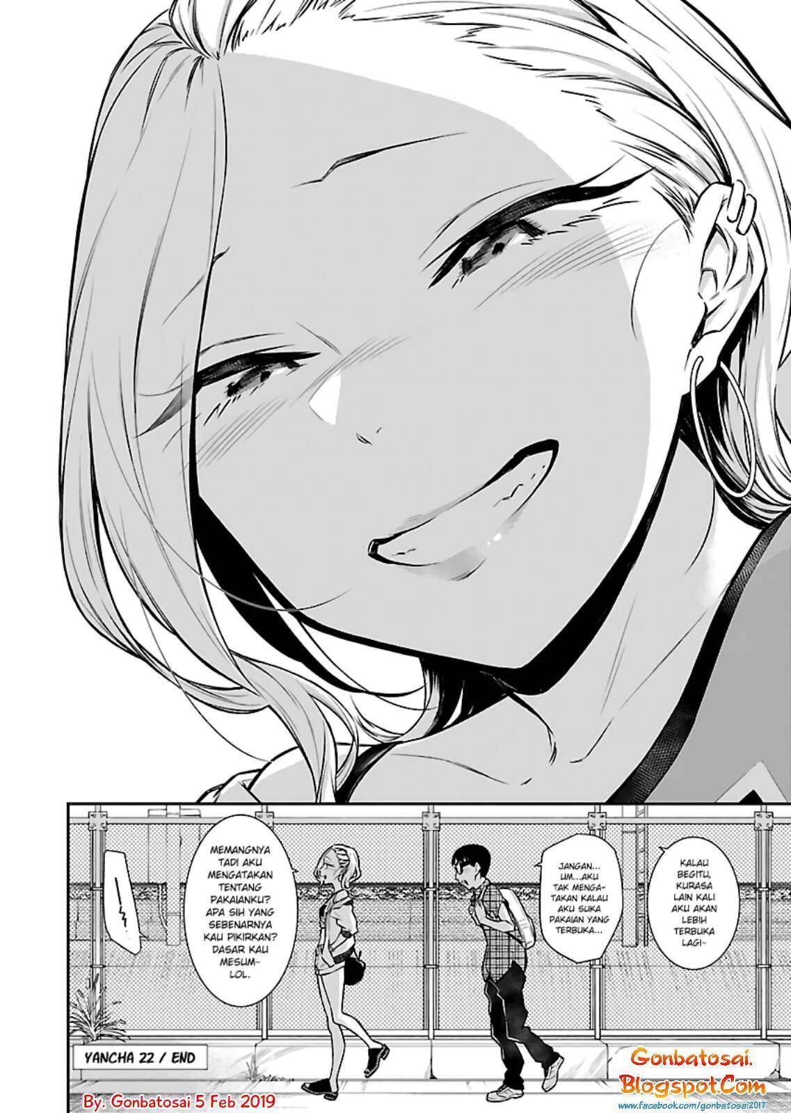 Yancha Gal no Anjou-san Chapter 22 Gambar 14