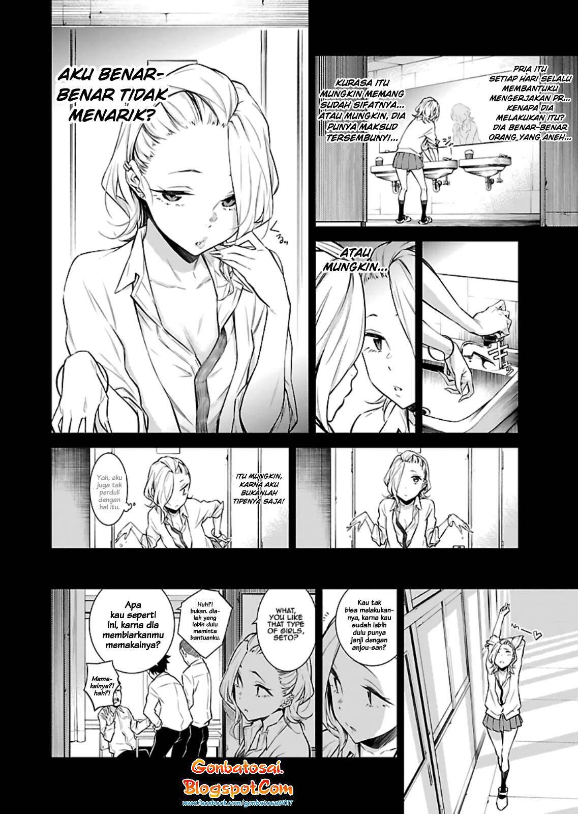 Yancha Gal no Anjou-san Chapter 14 Gambar 11