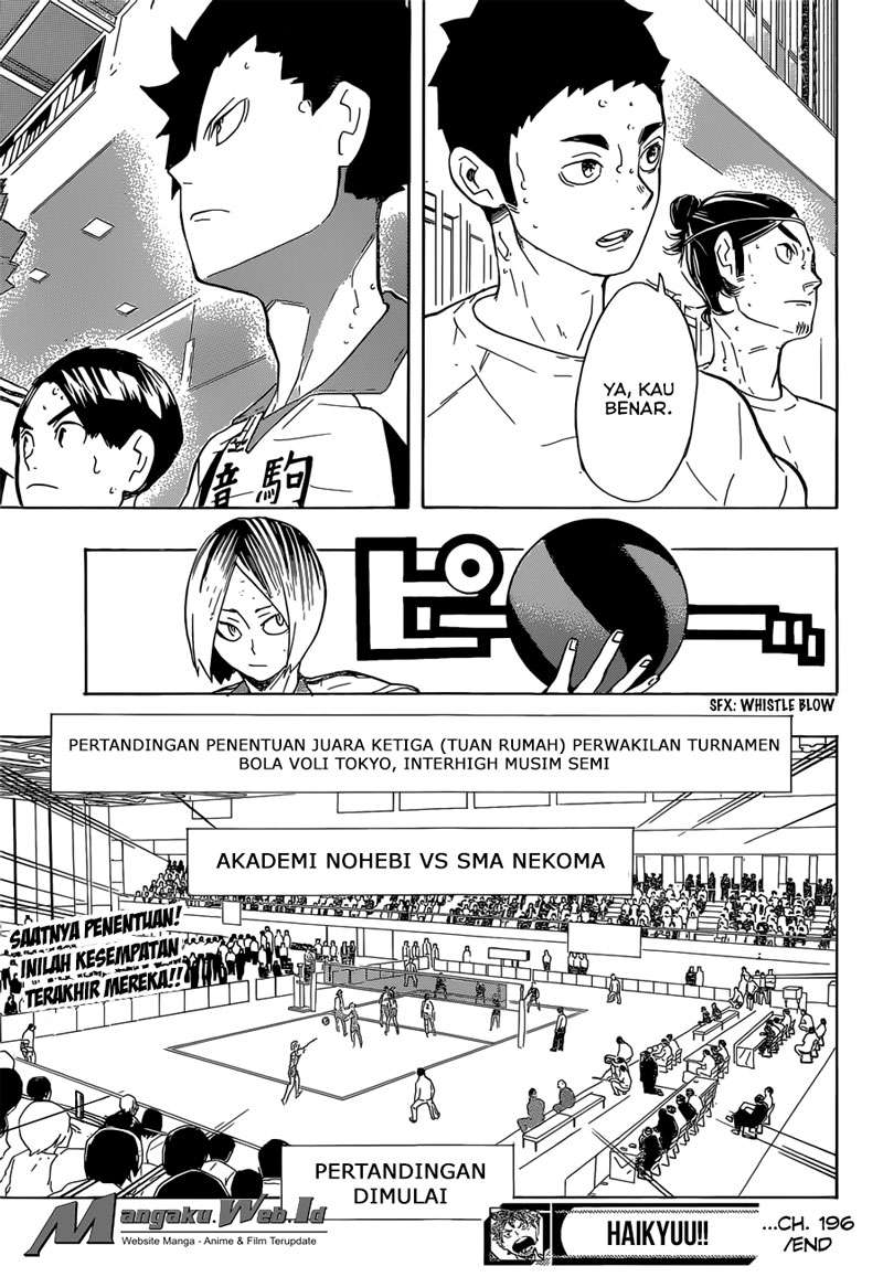 Haikyuu!! Chapter 196 Gambar 18