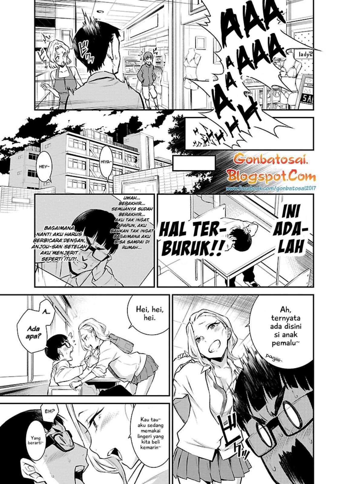 Yancha Gal no Anjou-san Chapter 5 Gambar 13