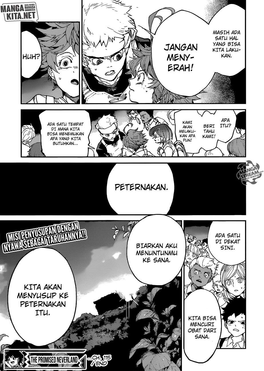 The Promised Neverland Chapter 115 Gambar 20