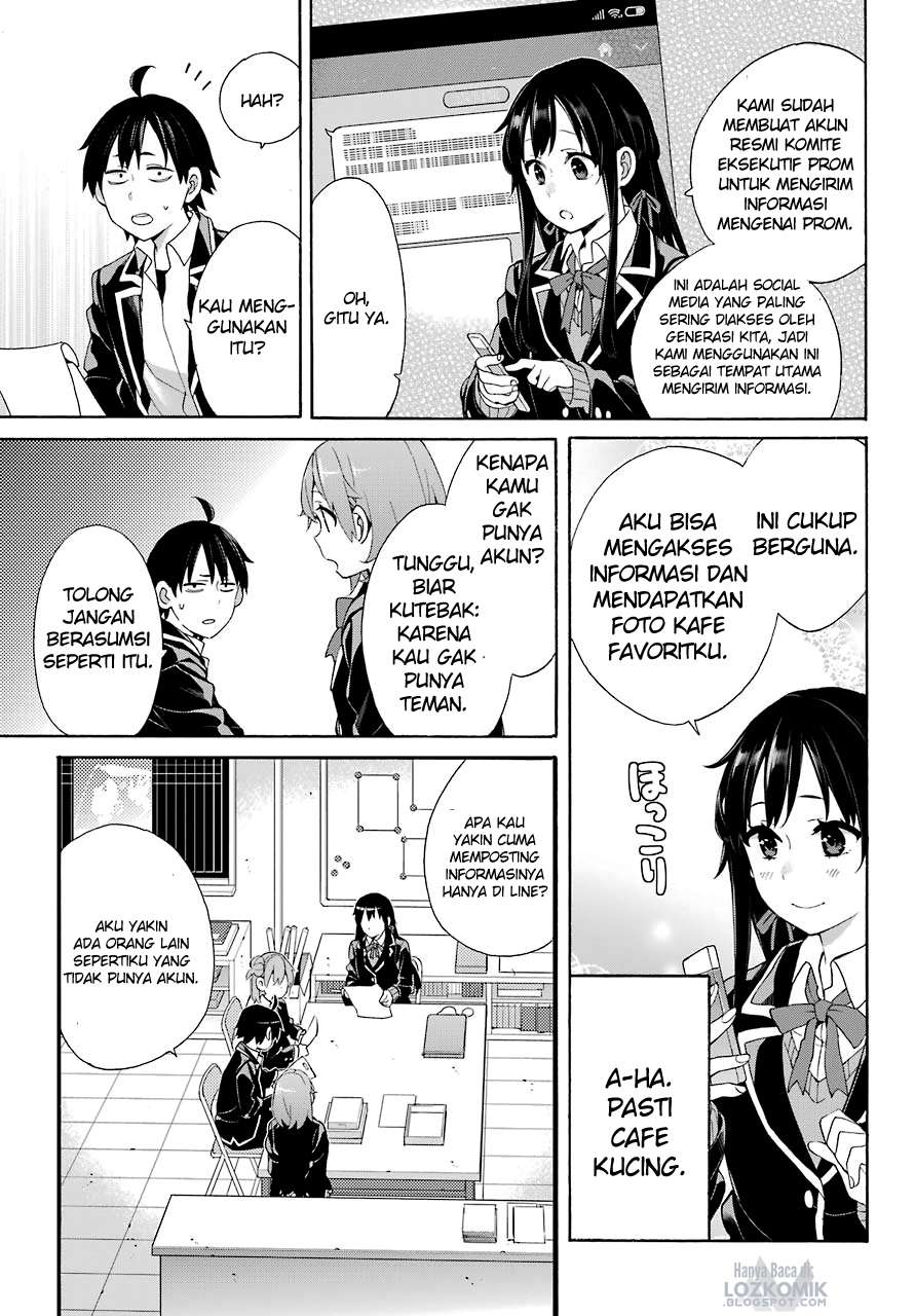 Yahari Ore no Seishun Love Comedy wa Machigatteiru.: Monologue Chapter 68 Gambar 33