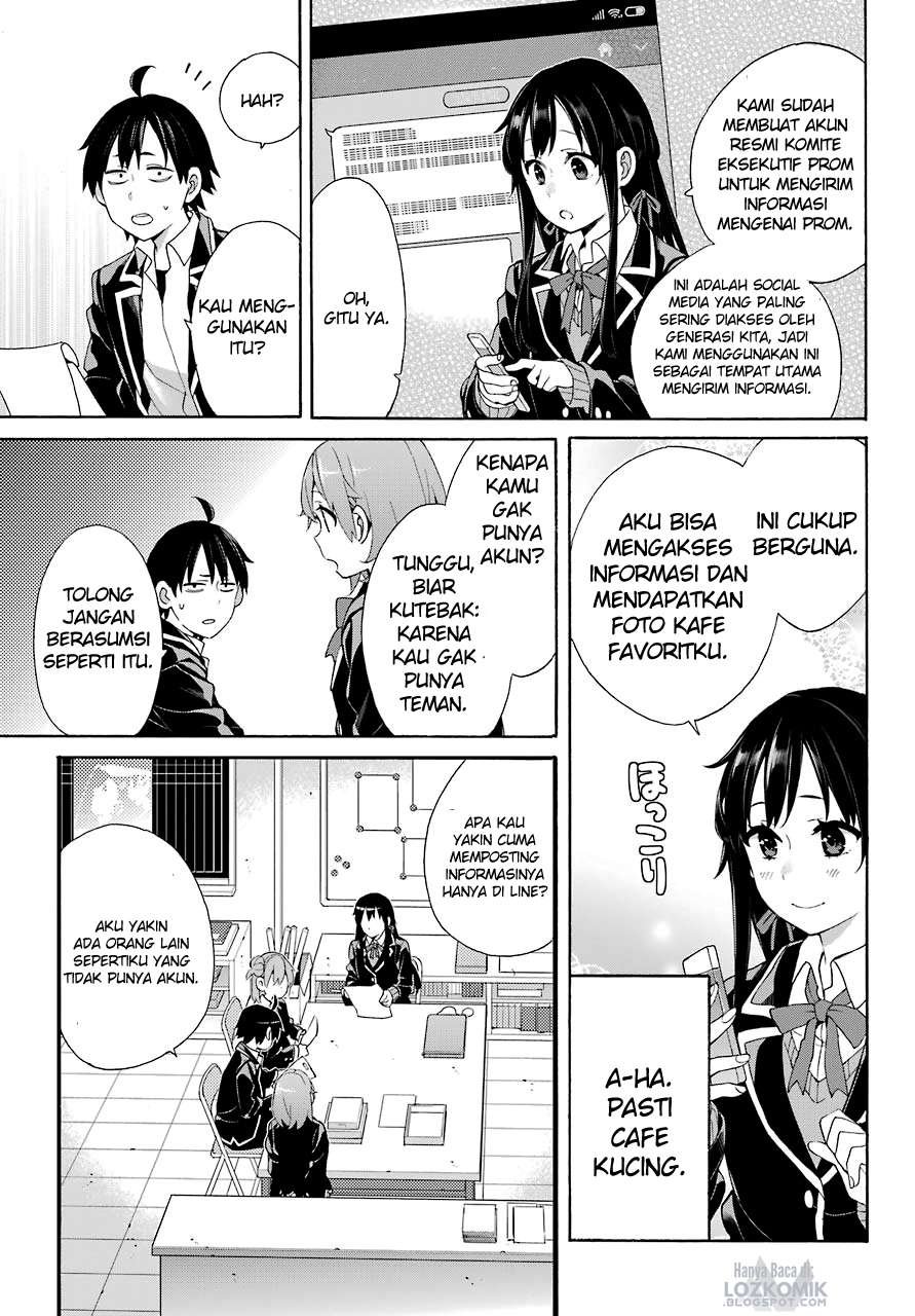 Yahari Ore no Seishun Love Comedy wa Machigatteiru.: Monologue Chapter 68 Gambar 33