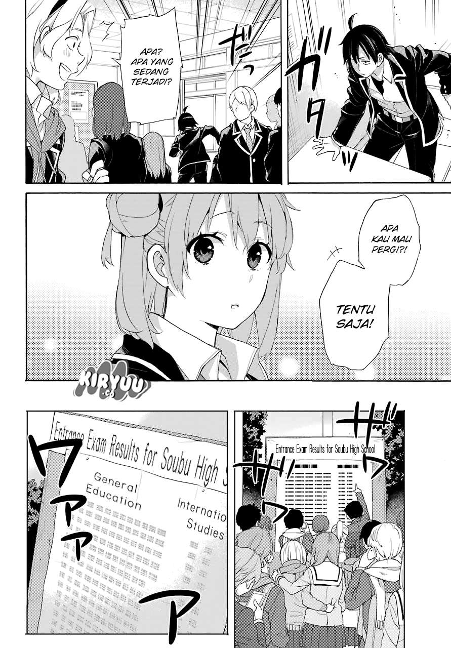 Yahari Ore no Seishun Love Comedy wa Machigatteiru.: Monologue Chapter 67 Gambar 27