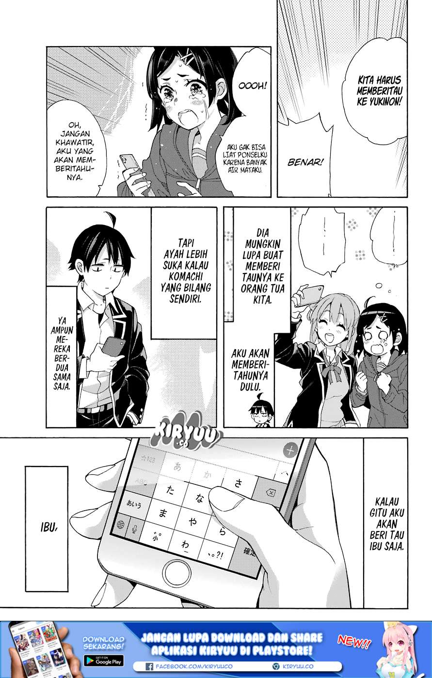 Yahari Ore no Seishun Love Comedy wa Machigatteiru.: Monologue Chapter 67 Gambar 34