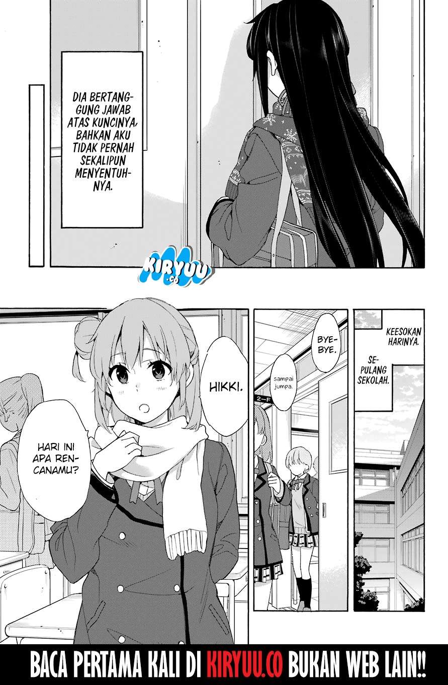 Yahari Ore no Seishun Love Comedy wa Machigatteiru.: Monologue Chapter 66 Gambar 14