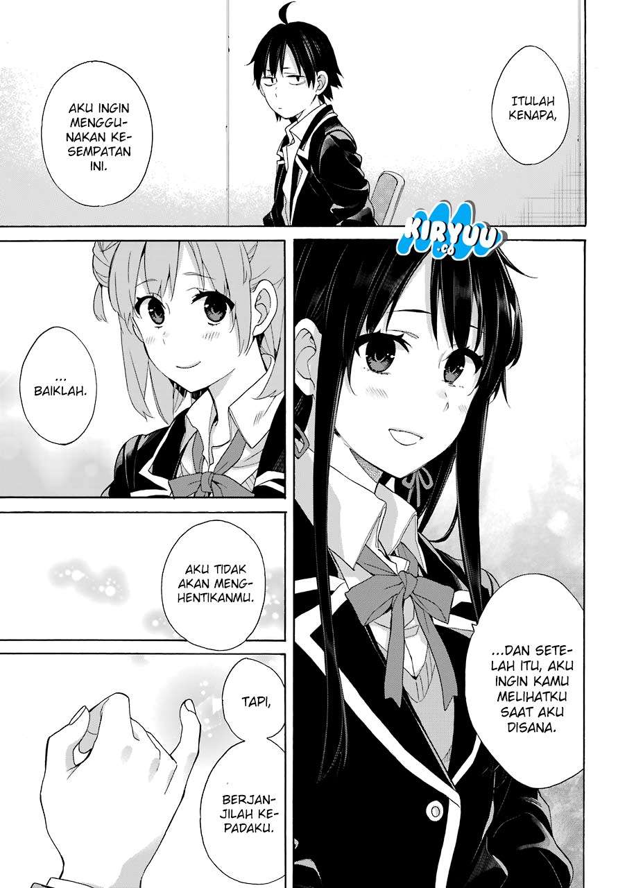 Yahari Ore no Seishun Love Comedy wa Machigatteiru.: Monologue Chapter 66 Gambar 7