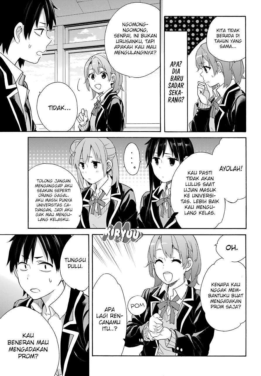 Yahari Ore no Seishun Love Comedy wa Machigatteiru.: Monologue Chapter 65 Gambar 15