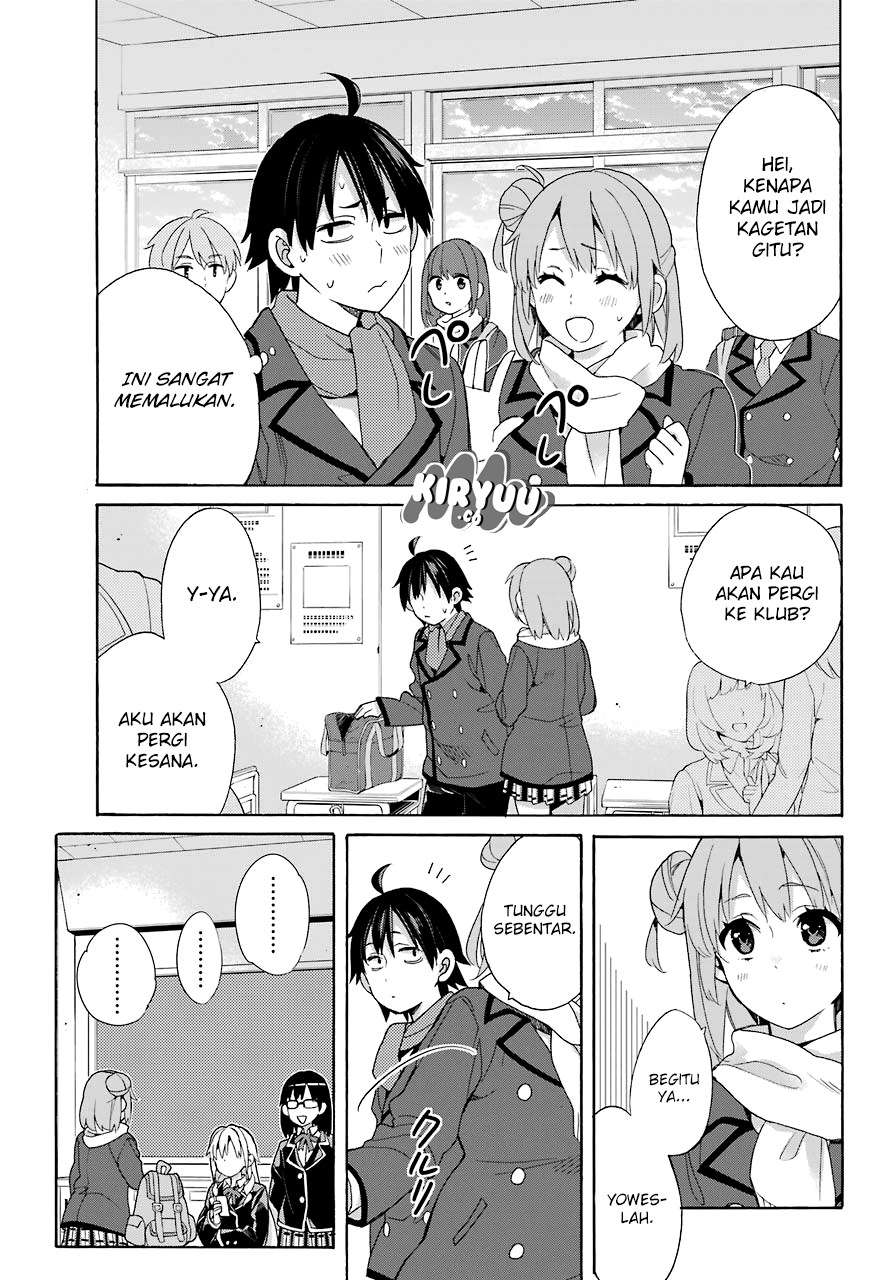 Yahari Ore no Seishun Love Comedy wa Machigatteiru.: Monologue Chapter 64 Gambar 13