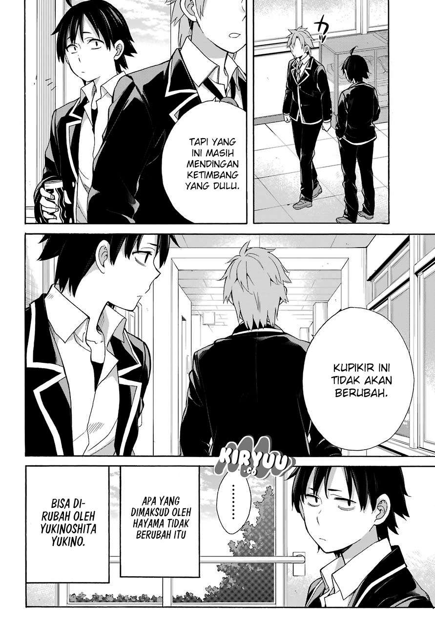 Yahari Ore no Seishun Love Comedy wa Machigatteiru.: Monologue Chapter 64 Gambar 8