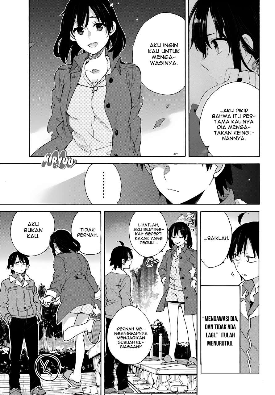 Yahari Ore no Seishun Love Comedy wa Machigatteiru.: Monologue Chapter 62 Gambar 15