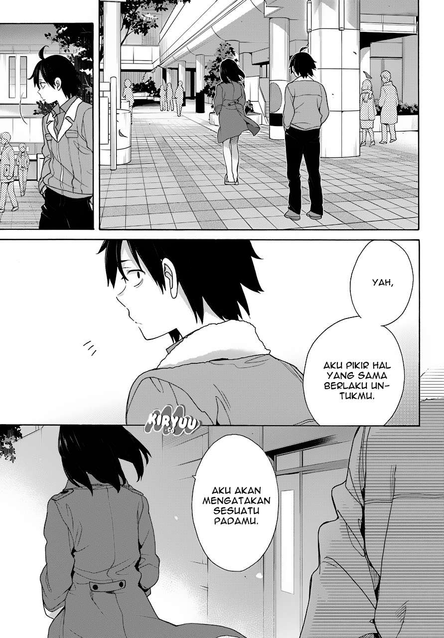 Yahari Ore no Seishun Love Comedy wa Machigatteiru.: Monologue Chapter 62 Gambar 21