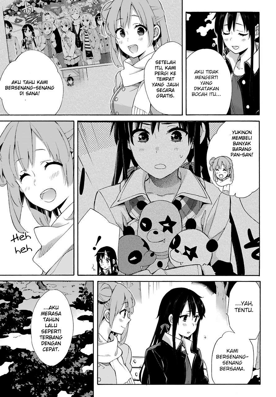 Yahari Ore no Seishun Love Comedy wa Machigatteiru.: Monologue Chapter 60 Gambar 17