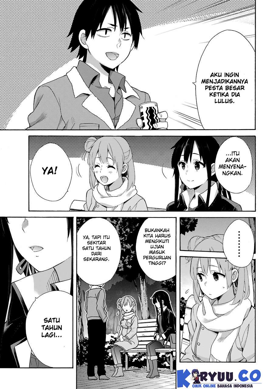 Yahari Ore no Seishun Love Comedy wa Machigatteiru.: Monologue Chapter 60 Gambar 19