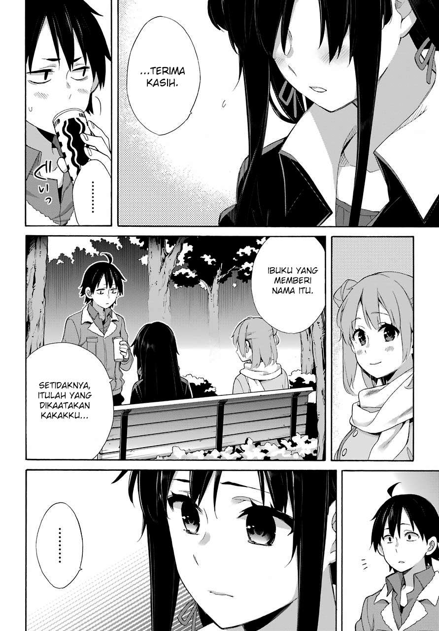 Yahari Ore no Seishun Love Comedy wa Machigatteiru.: Monologue Chapter 60 Gambar 24