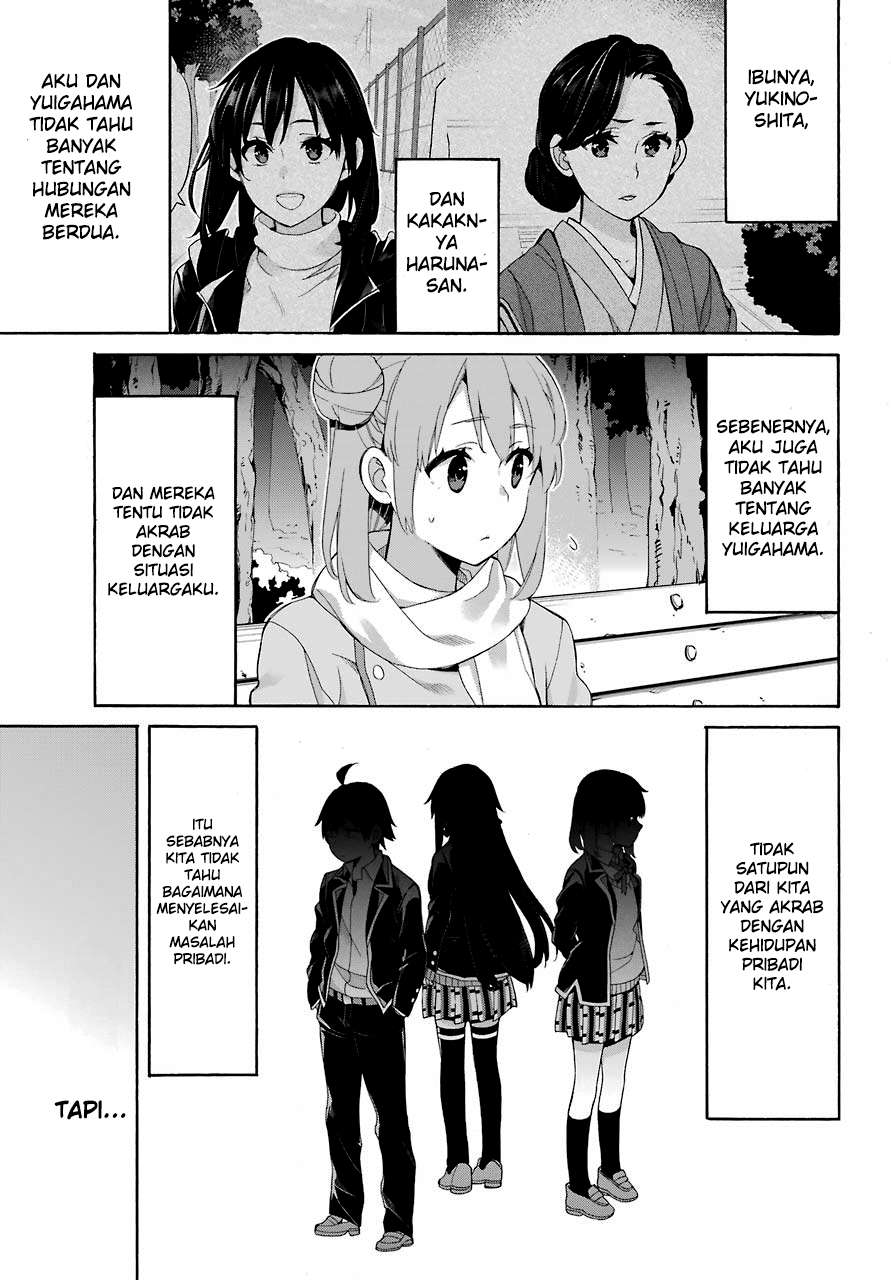 Yahari Ore no Seishun Love Comedy wa Machigatteiru.: Monologue Chapter 60 Gambar 25