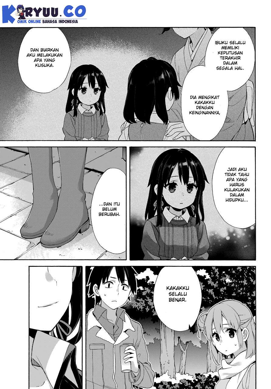 Yahari Ore no Seishun Love Comedy wa Machigatteiru.: Monologue Chapter 60 Gambar 29