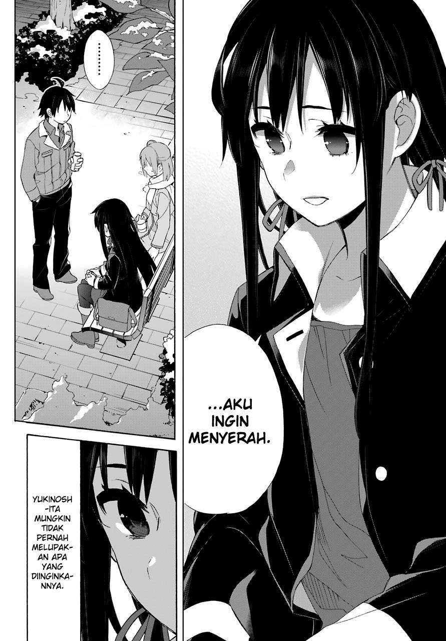 Yahari Ore no Seishun Love Comedy wa Machigatteiru.: Monologue Chapter 60 Gambar 32