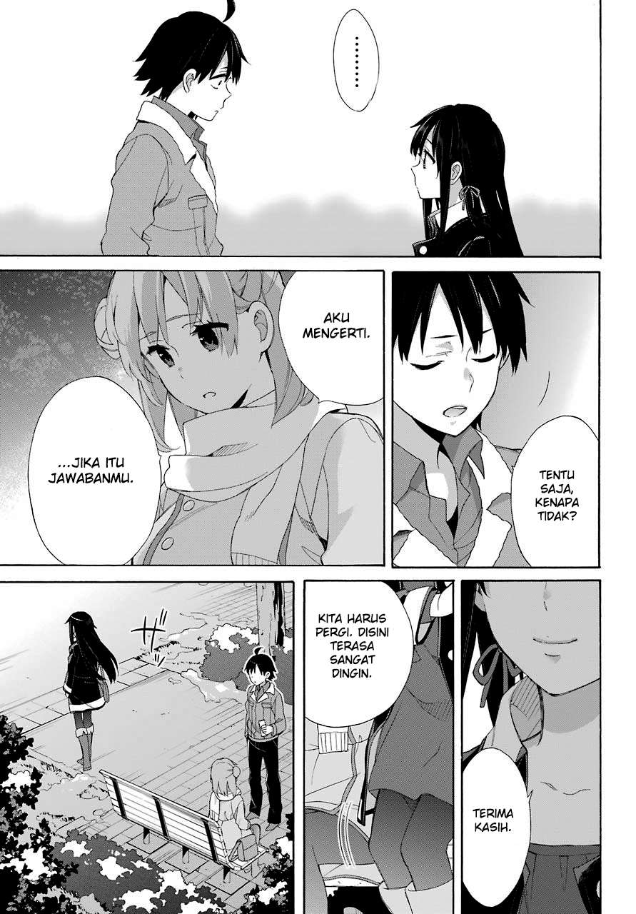 Yahari Ore no Seishun Love Comedy wa Machigatteiru.: Monologue Chapter 60 Gambar 37