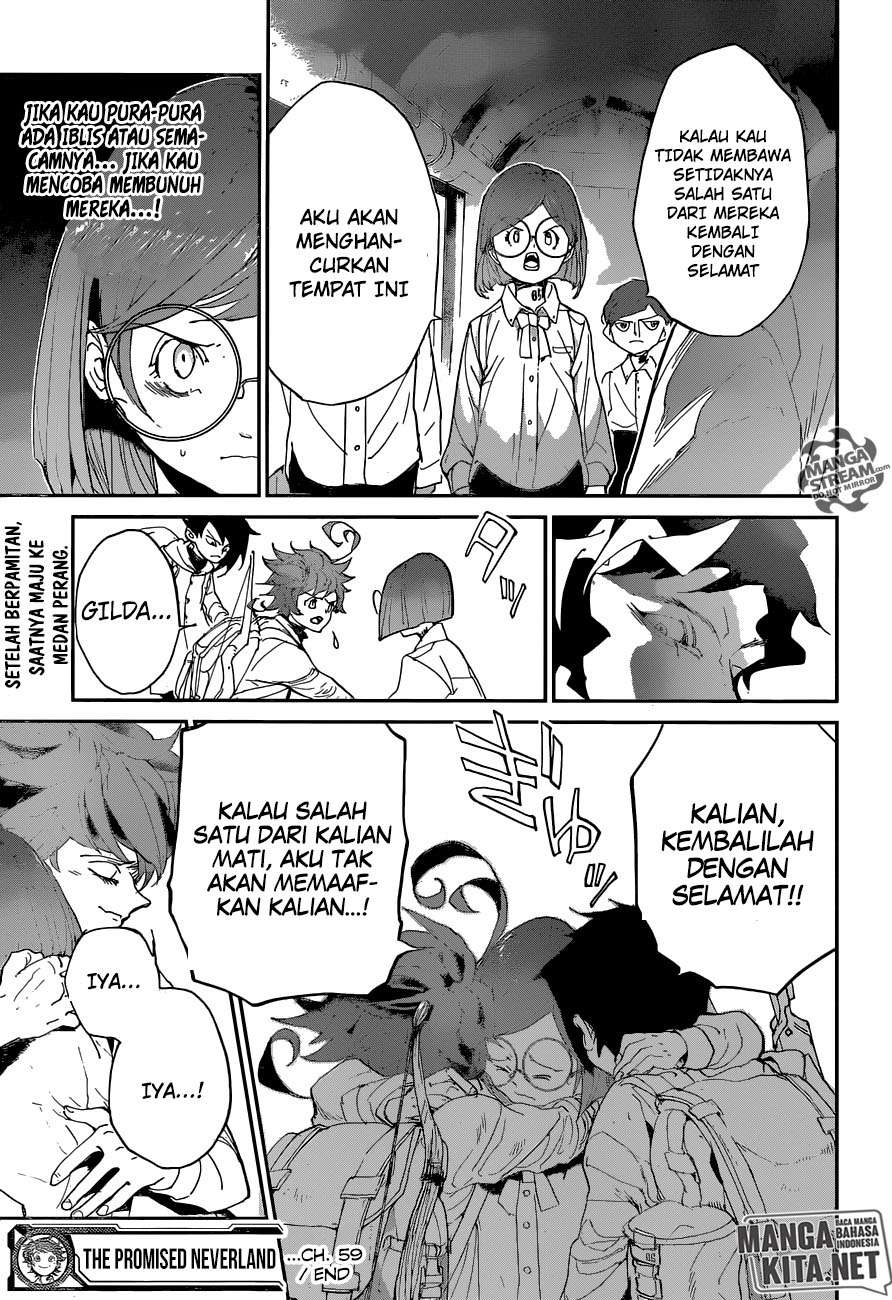 The Promised Neverland Chapter 59 Gambar 20