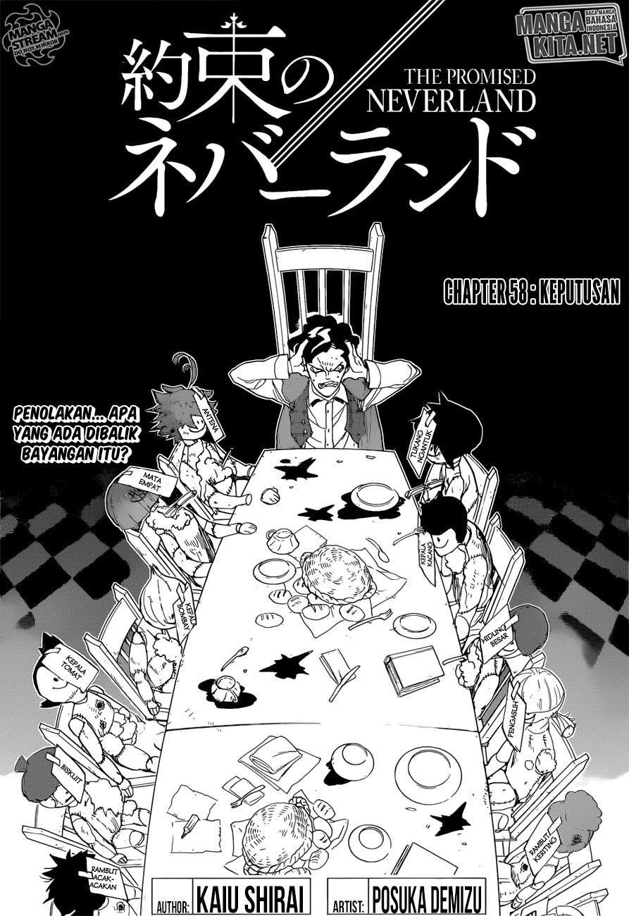 The Promised Neverland Chapter 58 Gambar 4