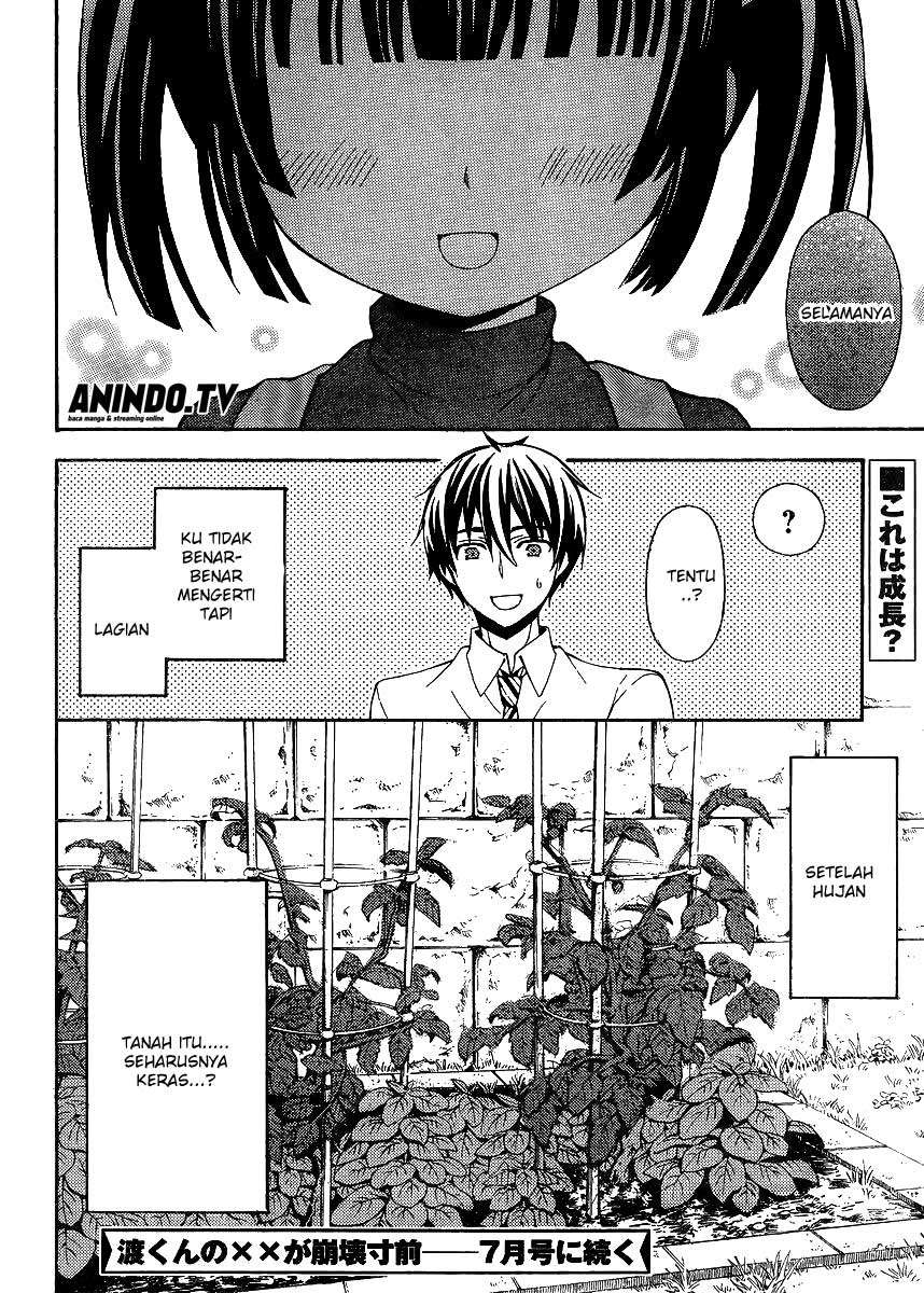 Watari-kun no xx ga Houkai Sunzen Chapter 8 Gambar 29