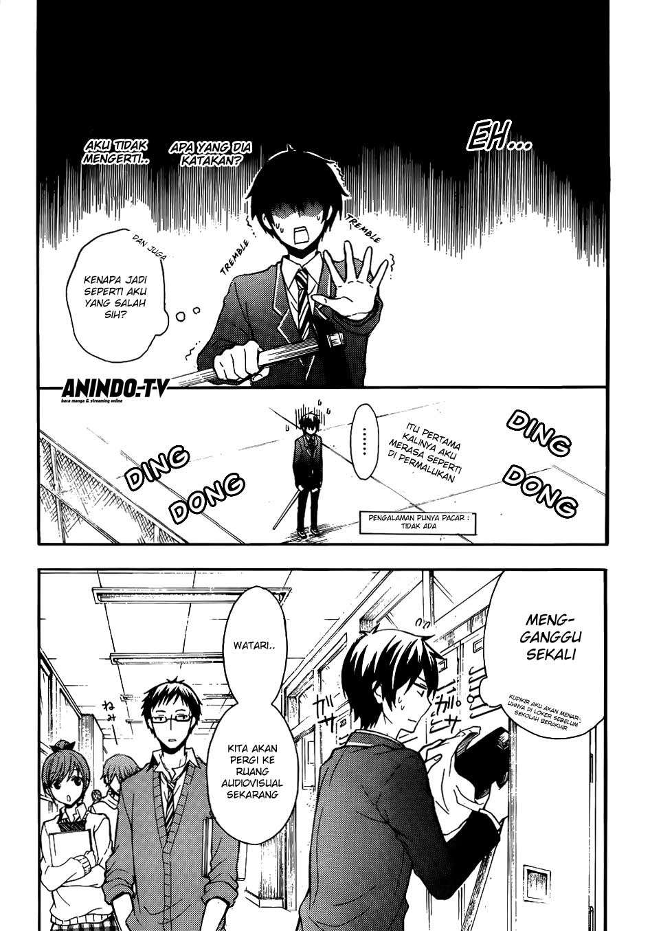 Watari-kun no xx ga Houkai Sunzen Chapter 2 Gambar 26