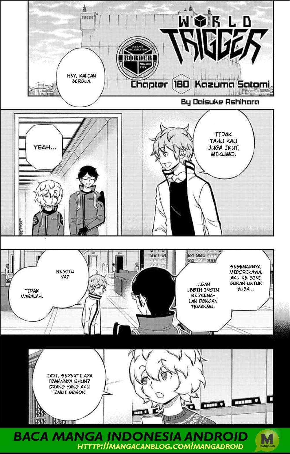 Baca Komik World Trigger Chapter 180 Gambar 1